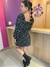 VESTIDO COTTAGECORE FLORAL MANGA LONGA PRETO - loja online