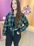 Camisa Manga Longa Oversized Xadrez Verde na internet