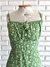 Vestido Midi Floral Verde Agatha