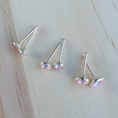 Trio de Brincos Rosa - comprar online
