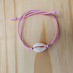 Pulseira búzio e corda - comprar online