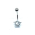 Piercing Umbigo Estrela Zircônia Aço Cirúrgico - comprar online