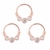 Piercing Argola Torção Detalhada Cristal Aço Cirúrgico - loja online
