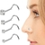Piercing Titânio Nostril Aba Nasal Cravejado Zircônia Anzol na internet