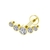 Labret Titânio Cluster Zircônia Opala Cores - comprar online