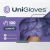 LUVA UNIGLOVES PROCEDIMENTO LATEX COM PO CLASSICO ROXO PURPLE 100UN - Ganso Shop