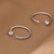 Nose Ring Argola de Torção Nostril Piercing Aço Cirúrgico Zircônia Brilho - comprar online