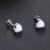 Labret Titânio Opala Cravejada Coração - comprar online