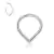 Piercing Titânio Argola Gota Sem Detalhes Septo - comprar online