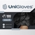 Imagem do LUVA UNIGLOVES PROCEDIMENTO LATEX COM PO CLASSICO PRETO 100UN