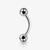 Piercing Titânio Barbell Curvado Simples Básico Rosca Interna - comprar online