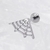 Piercing Titânio Labret Teia Aranha - comprar online