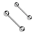 Piercing Barbell Reto Aço Cirúrgico 1.6mm