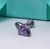 Piercing Titânio Labret 4 Pedras com Zirconias Multicolorido - Ganso Shop