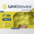 LUVA UNIGLOVES PROCEDIMENTO LATEX COM PO CLASSICO AMARELO YELLOW 100UN - loja online
