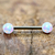 Piercing Titânio Mamilo Esfera Opala - comprar online