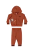 CONJUNTO BIG ADVENTURE JAQUETA DE MOLETOM C/CAPUZ E CALÇA DE MOLETOM FLANELADA ELIAN