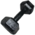 Mancuerna 6kg de fundición de hierro negra hexagonal económica