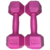 2 Mancuernas Pesas 1KG Hexagonales PVC Rellenas