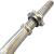 Barra EZ para discos 30mm 1,20MT maciza cromada a rosca