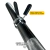 Barra Recta 30mm Maciza Cromada con Topes - tienda online