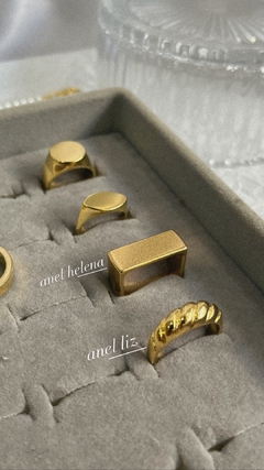 Anel Helena dourado - comprar online