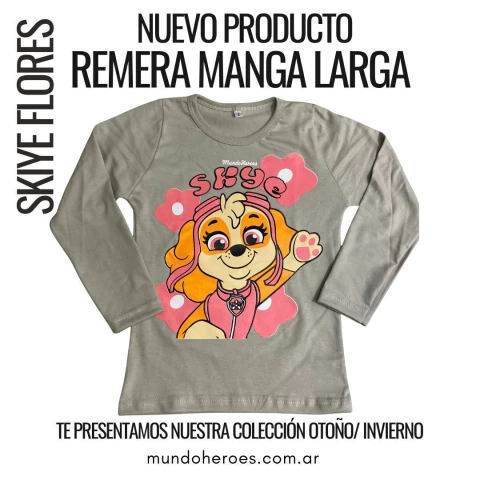 REMERA SKYE FLORES