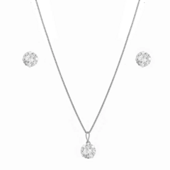 Conjunto Pr Ponto de Luz zirconia cristal G na internet