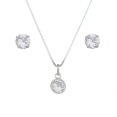Conjunto Pr zirconia cristal na internet