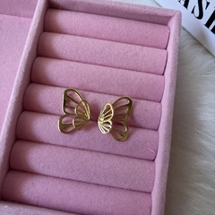 Brinco Borboleta Dourado.