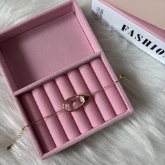 Pulseira Cristal Dourada.