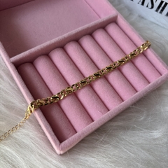 Pulseira Corrente Dourada. - comprar online