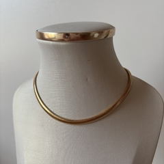 Choker Malha Dourada. - comprar online