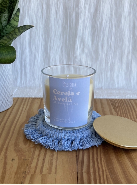 Vela Aromática Cereja e Avelã 170g - comprar online
