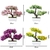 Plantas decorativas artificiais, estilo Bonsai