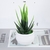 Plantas decorativas artificiais, miniaturas com vasos