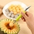 Perfurado para decorar frutas e legumes em forma circular