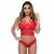 Conjunto Fio Dental em Renda Flor com Strappy e Lacinho Hot Love na internet