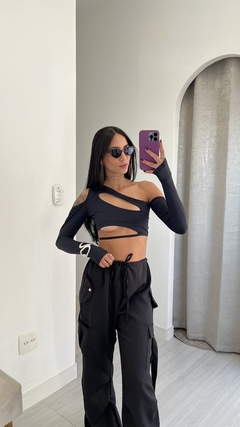 CROPPED MILA - PRETO - loja online
