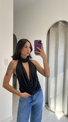 BLUSA GABRIELY - FRENTE UNICA - PRETO - N A G • S T O R E