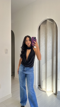 Imagem do BLUSA GABRIELY - FRENTE UNICA - PRETO