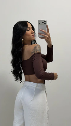 BODY SORAYA - MARROM - comprar online