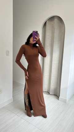 Vestido Anahí - MARROM na internet