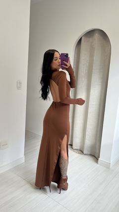 Vestido Anahí - MARROM - N A G • S T O R E