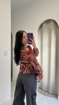Blusa de tule flora - comprar online