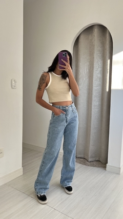 Calça Wide Leg Lais - estonada - loja online