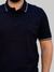 Polo Ogochi Preta Com Friso - Ale - For Men
