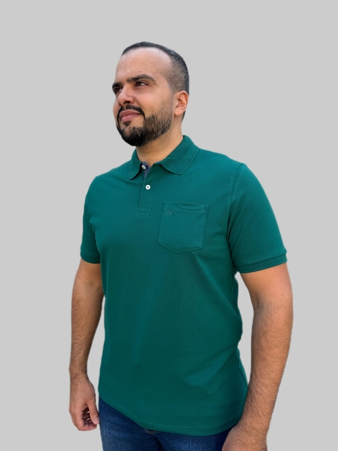 Polo Ogochi Verde Com Bolso