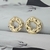 Brinco Martelado Vazado Banho Ouro 18k - comprar online