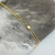 Pulseira Dupla Veneziana Ponto de Luz Ouro 18k - comprar online